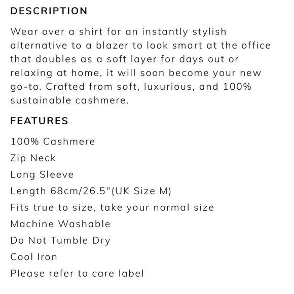 Pure Collection Men’s Cashmere Zip Neck Sweater – Charcoal Grey – Size M P1 - Picture 2 of 9